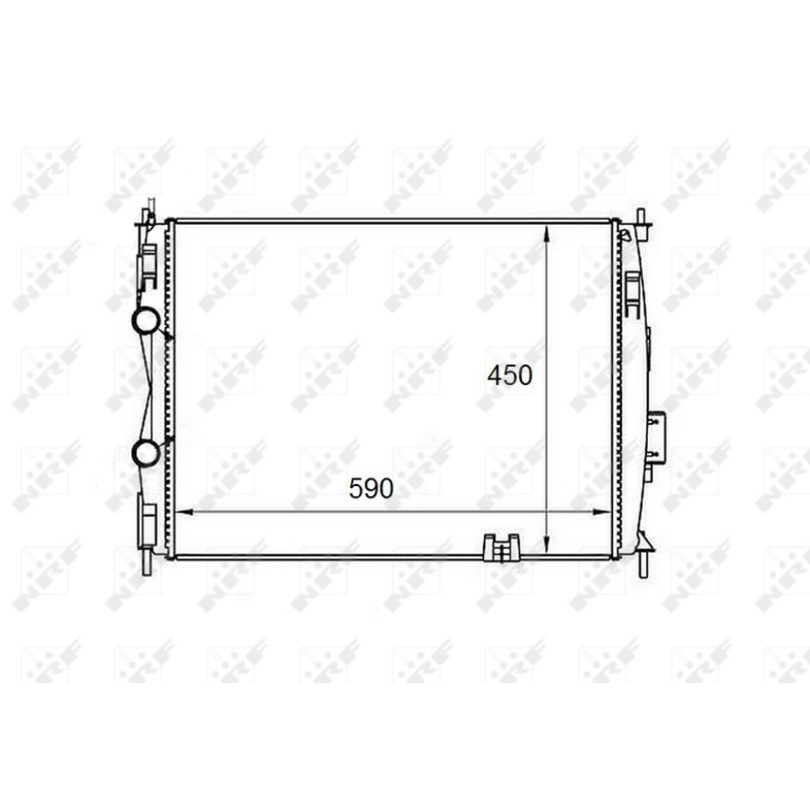 Radiateur Nrf 58461