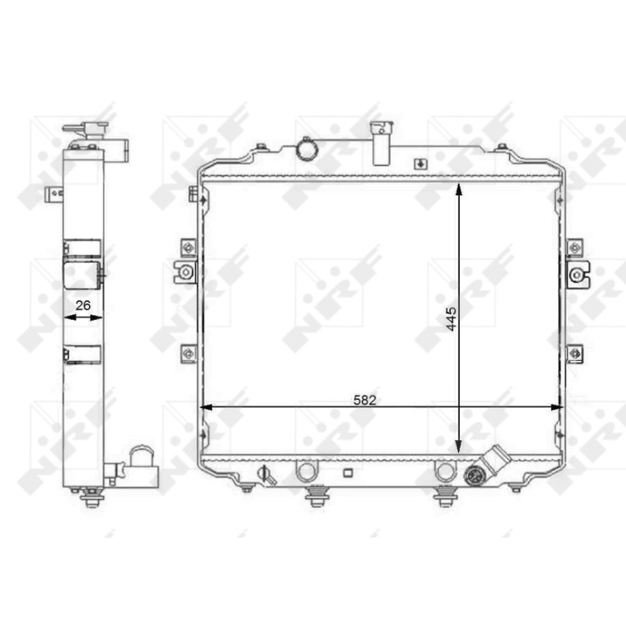 Radiateur Nrf 59107