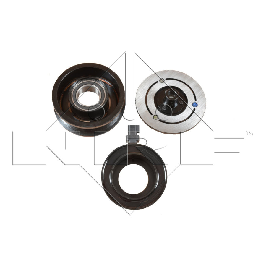 Accouplement Magnétique Compresseur Climatisation NRF 380190 - Compatible Renault