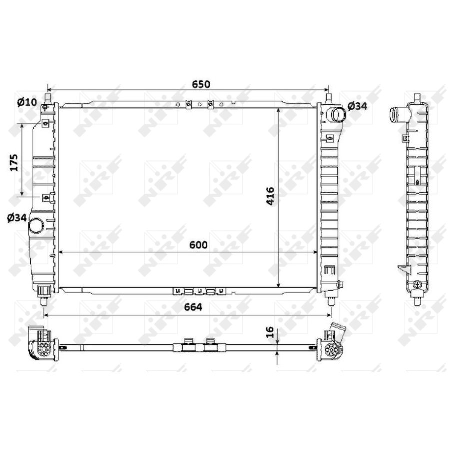 Radiateur Nrf 53902a