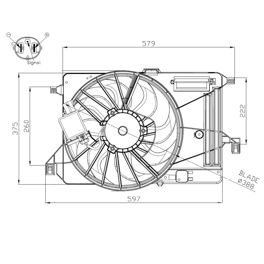 Ventilateur De Refroidissement 40mm Castle Creations Pour Moteur Série 1700 - Neuf