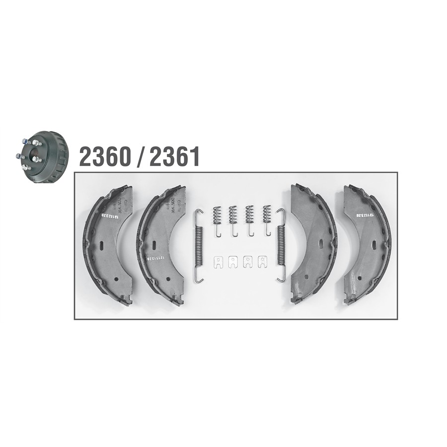 Kit De Remplacement 1213890 Pour Freins Al-ko 2361