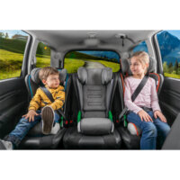  WALSER Siège enfant Juniors Best, rehausseur de siège enfant  avec guide de ceinture, rehausseur de siège enfant voiture, auto respirant  bleu 15025