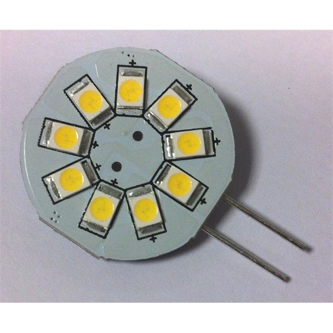 1 Ampoule G4 9 Leds 130 Lumens Sortie Latérale Brille-led