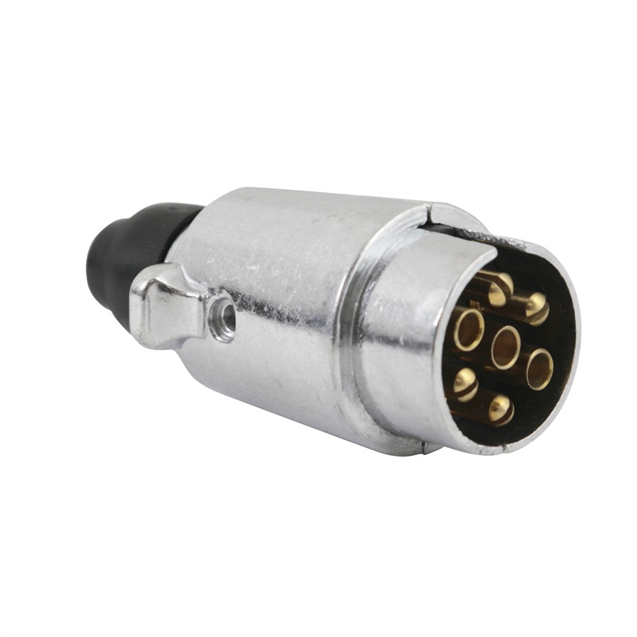Prise Mâle 7 Broches En Métal Turbocar
