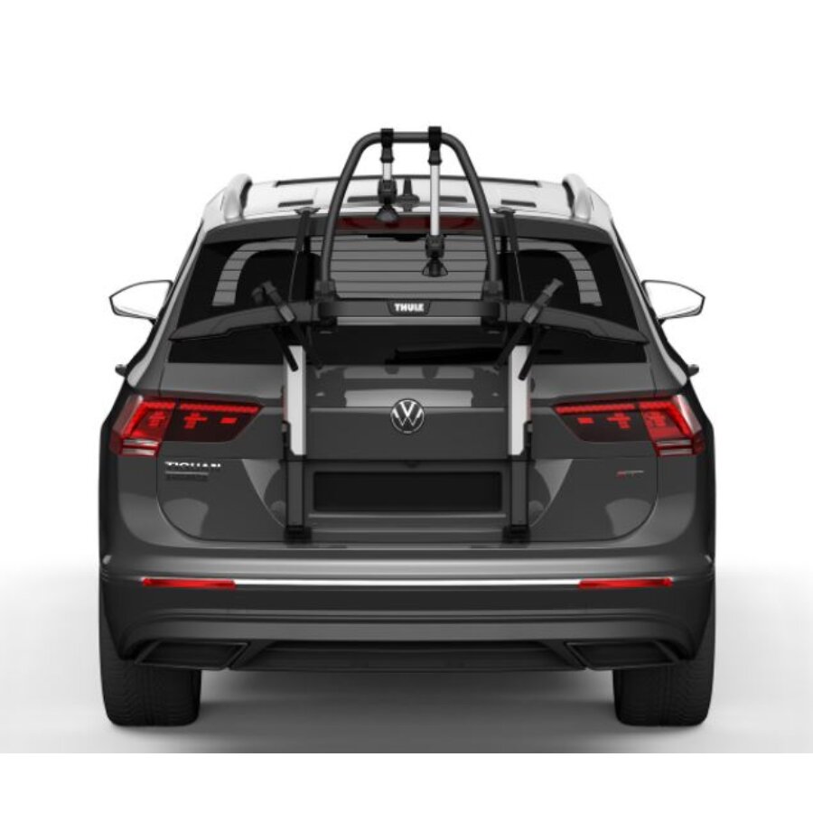 Photo Porte-vélos Sur Hayon Suspendu Avec Plateforme Réhaussée Thule Outway Pour 2 Vélos