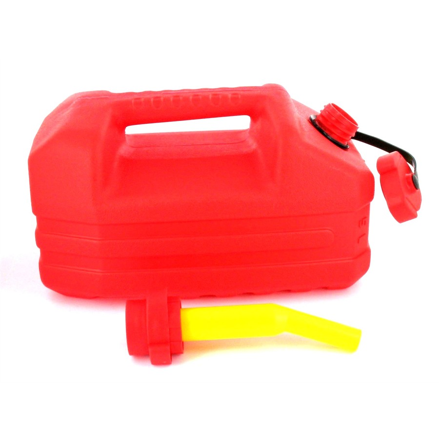 Jerrican d'essence plastique Pressol rouge 5L + 3L avec bec verseur -  Outillage à main sur La Bécanerie
