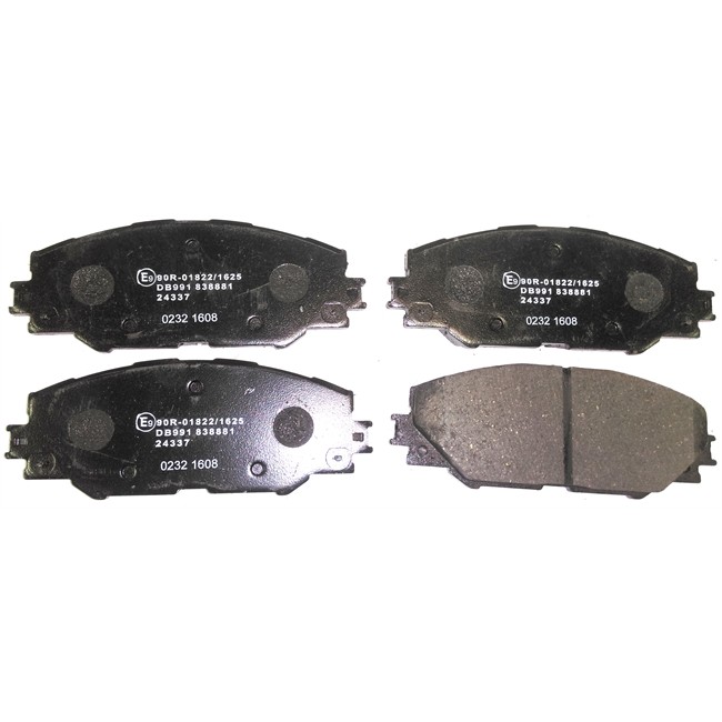 4 Plaquettes De Frein Norauto Nrp4136