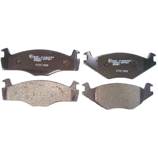 4 Plaquettes De Frein Norauto Nrp1072