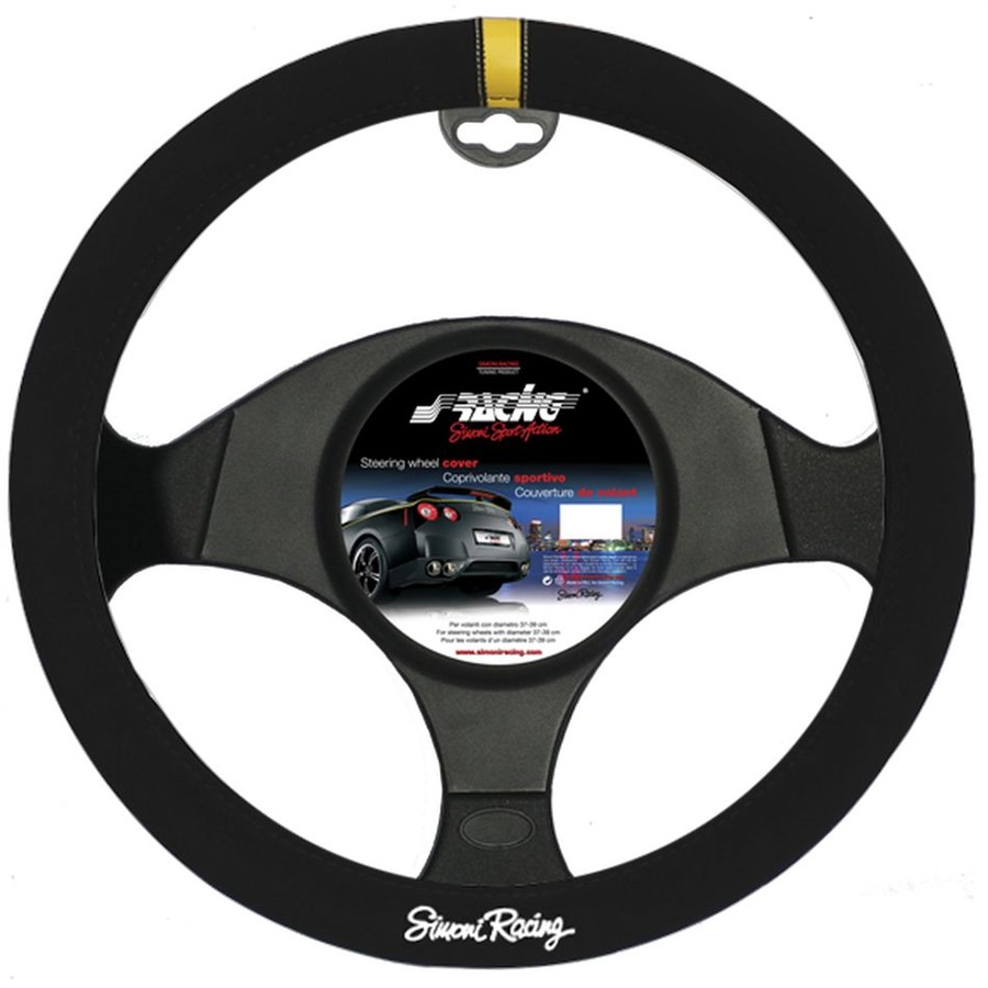 Couvre Volant En Microfibre Type Rally Sracing