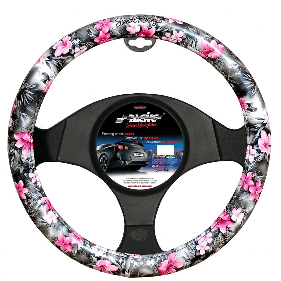 Couvre Volant Simoni Racing Flowers