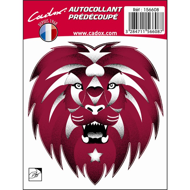 1 Sticker Autocollant Cadox Lion