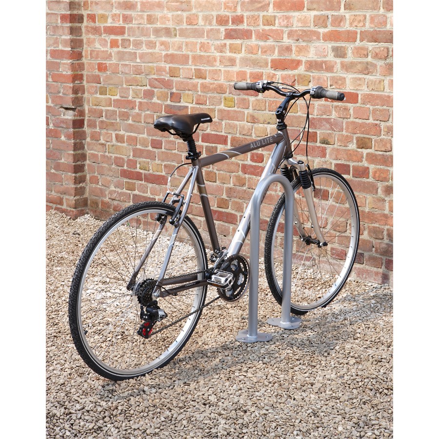 2 Supports Vélos À Platine Ronds Mottez B143c2ron
