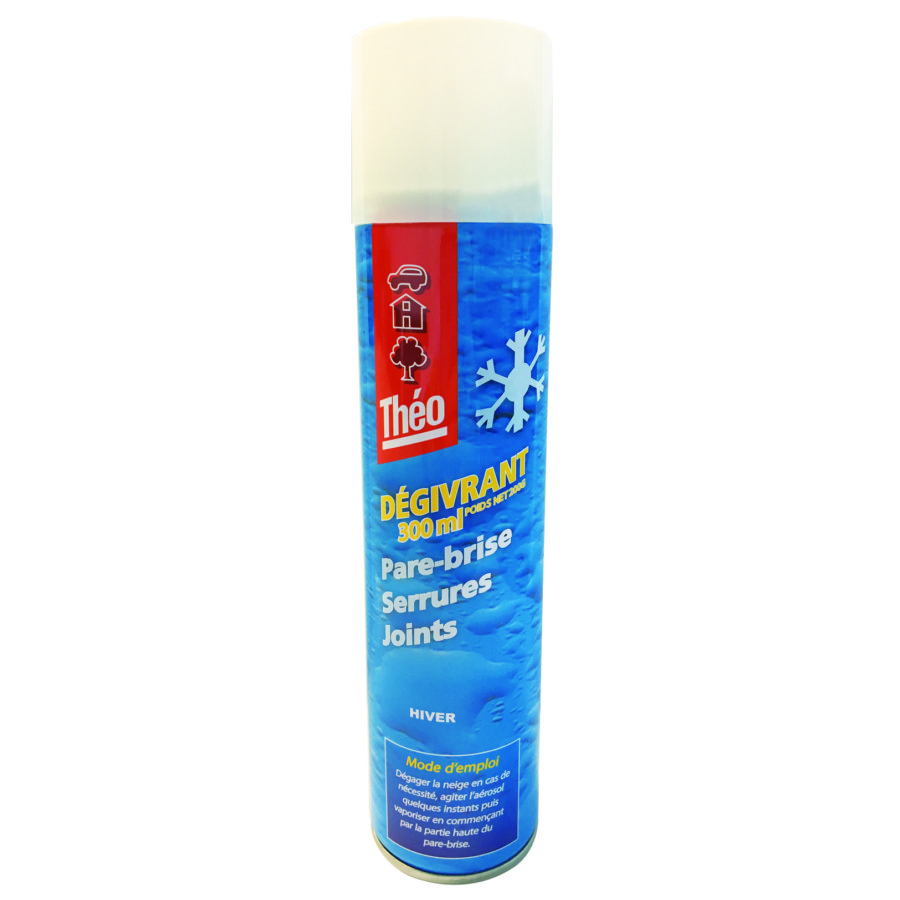 Dégivrant Pare-brise Aérosol Theo 300 Ml