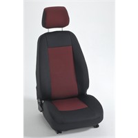 Jeu de housses sur mesure 3 sièges avant spécial utilitaire BANCAREL Tissu Damier DA6