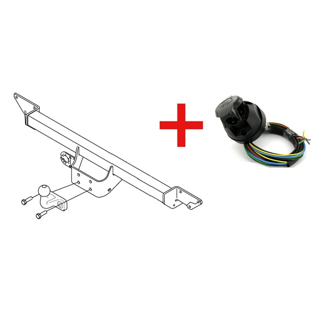 Attelage ''boule'' Démontable Avec Outils + Faisceau Brink 481911