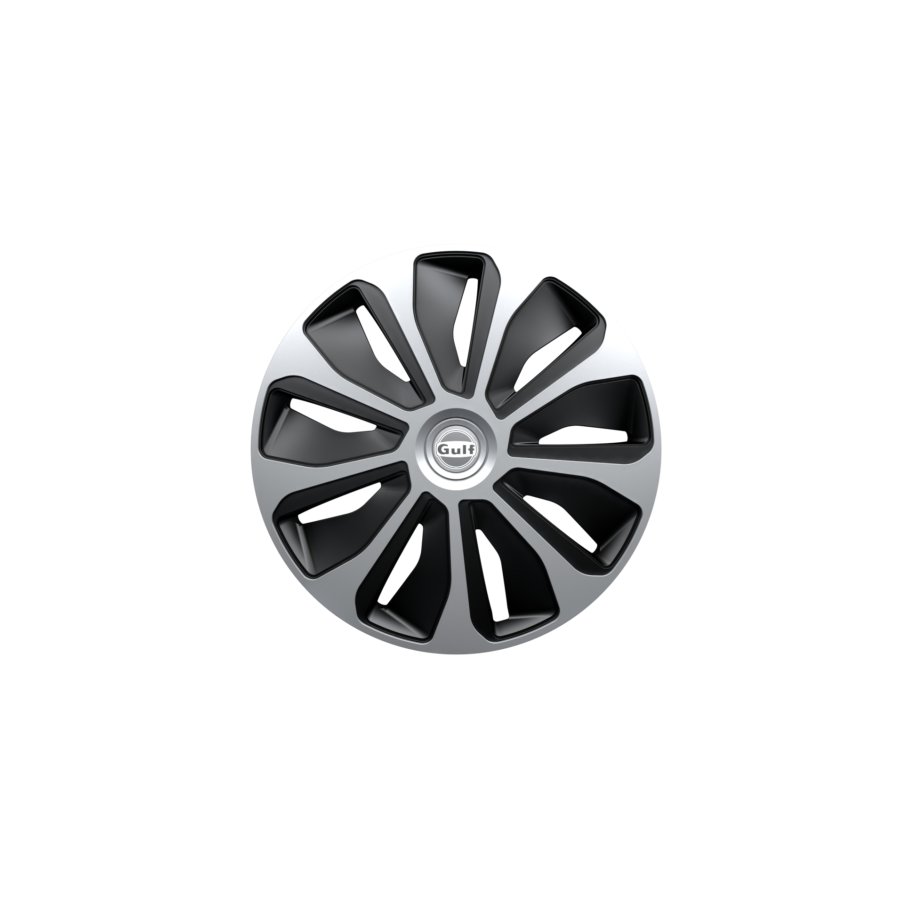 4 Enjoliveurs Argent Et Noir Gt7 Gulf 13 Pouces, enjoliveur 13 pouces