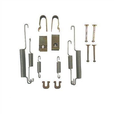 Ensemble Ressorts Et Goupilles Pour Mâchoire De Frein - Essieu Arrière - Compatible OE 95708360 7550838