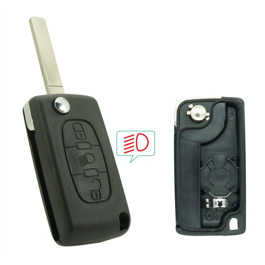 Coque De Clé Télécommande Adaptable + Lame Neoriv Cp370bl