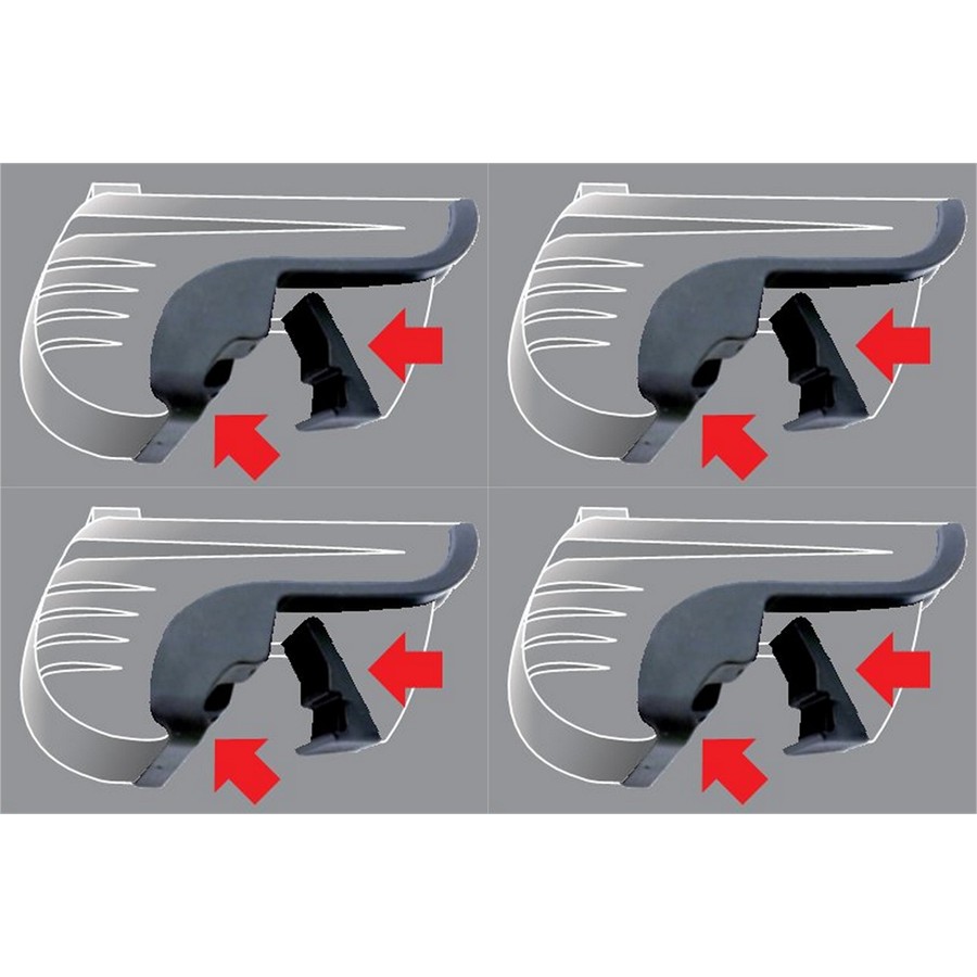 4 Adaptateurs Mont Blanc Kit 07+