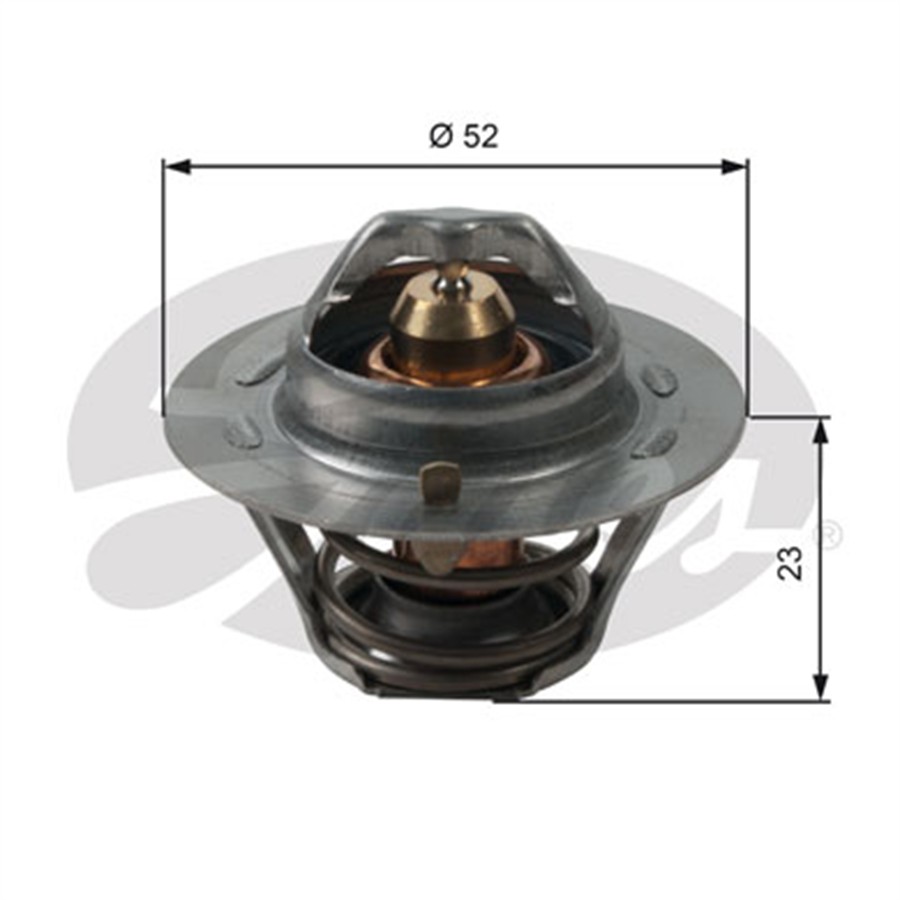Thermostat Moteur GATES TH14088G1 - Température élevée, économie Carburant, Joints Inclus, Compatible Plusieurs Véhicules - 7