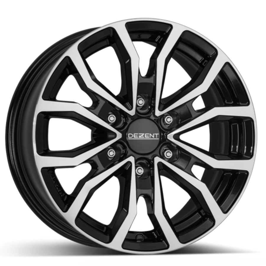 Jante Alu Dezent Kc - 20 Pouces - Noir Face Polie