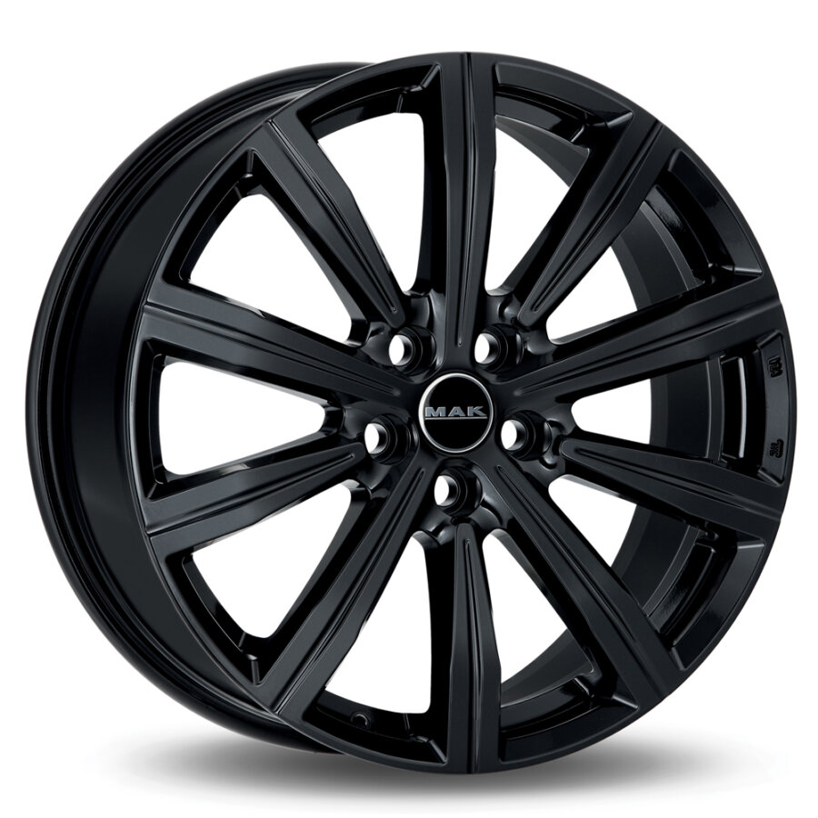 Jante Alu Mak Birmingham - 20 Pouces - Black Glossy