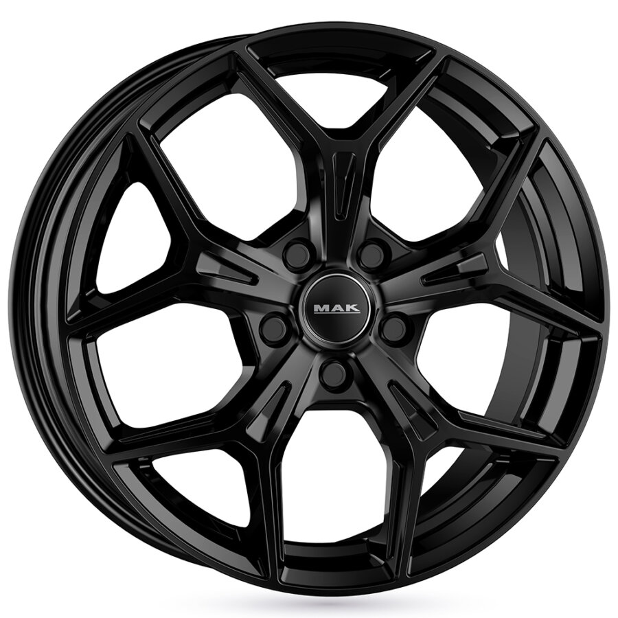 Jante Alu Mak Epica 7x17 5x108 Et42 Noir Brillant