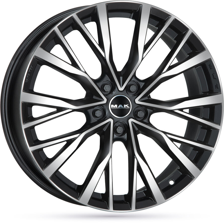 Jante Alu Mak Kent - 21 Pouces - Noir Brillant