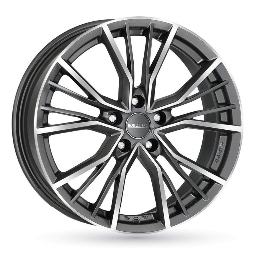 Jante Alu Mak Union - 21 Pouces - Gunmetal Face Polie