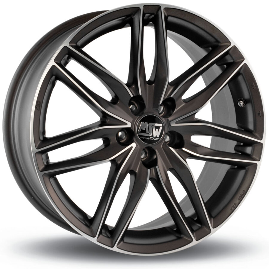 Jante Alu Msw Msw 24 - 19 Pouces - Titanium Face Polie