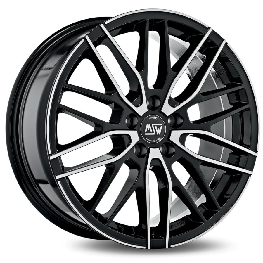 Jante Alu Msw Msw 72 - 17 Pouces - Noir Brillant