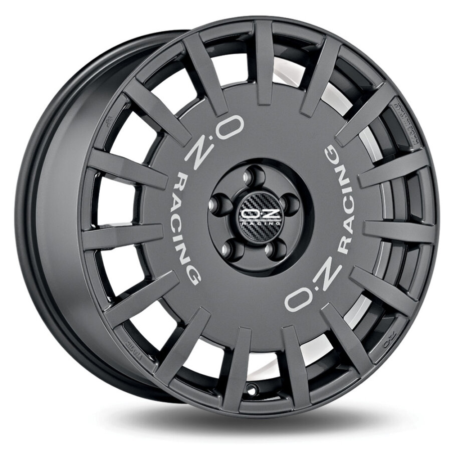 Jante Alu Oz Rally Racing - 18 Pouces - Graphite Foncé Lettre Argent