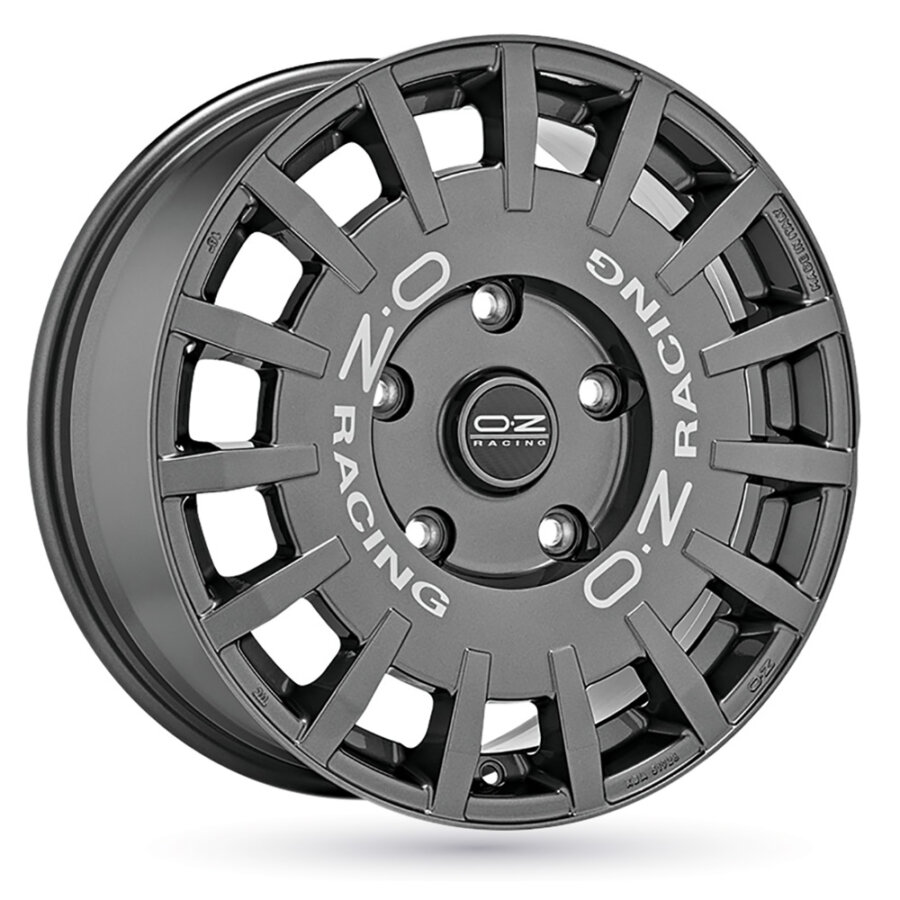 Jante Alu Oz Rally Racing Van - 18 Pouces - Graphite Foncé Lettre Argent