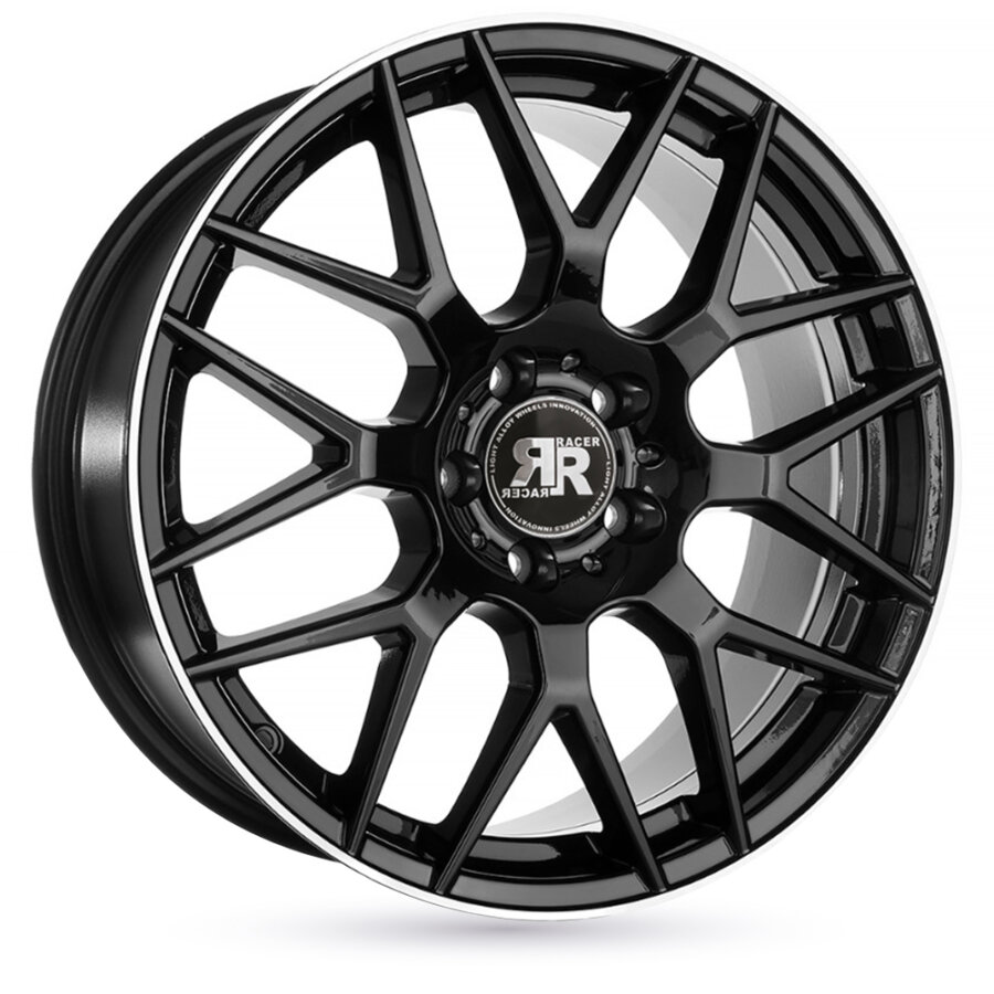 Jante Alu Racer Drifter - 17 Pouces - Noir Brillant