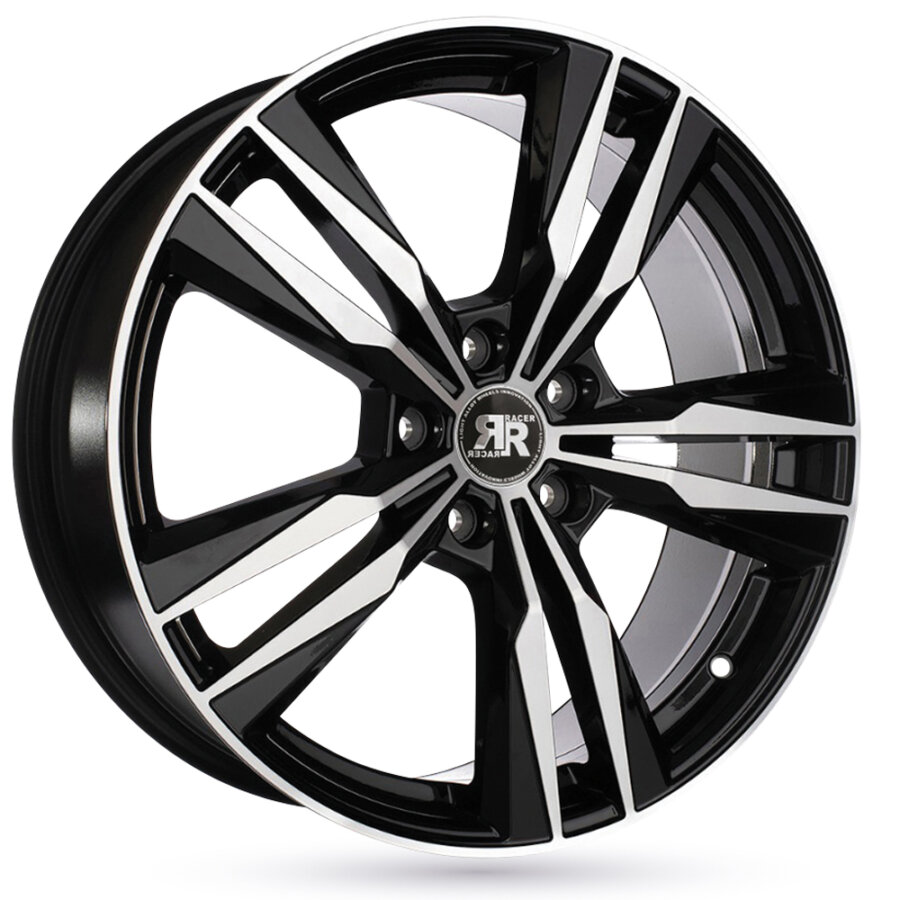 Jante Alu RACER VOLT 18 Pouces 7 5x18 5x112 ET48 Noir Brillant Norauto Jante Alu RACER VOLT 18 Pouces 7 5x18 5x112 ET48 Noir Brillant Norauto