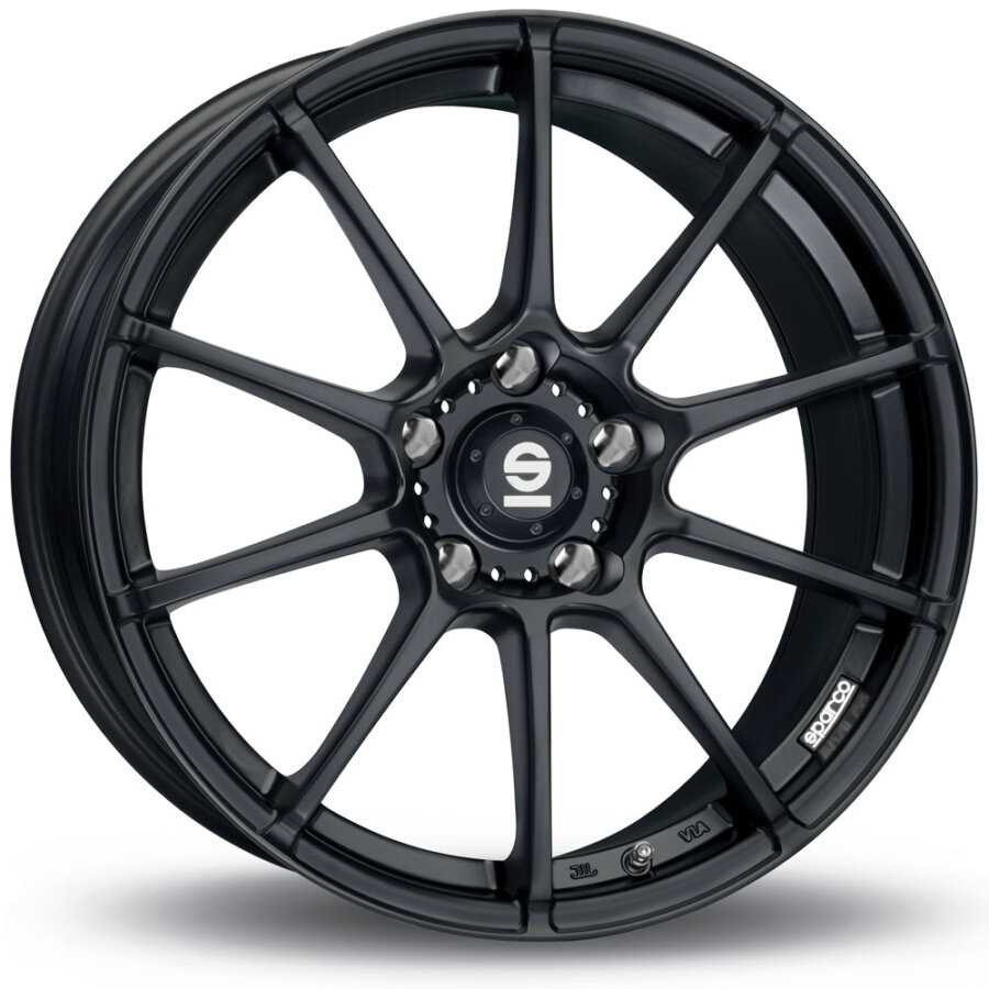 Jante Alu Sparco Assetto Gara - 18 Pouces - Noir Mat