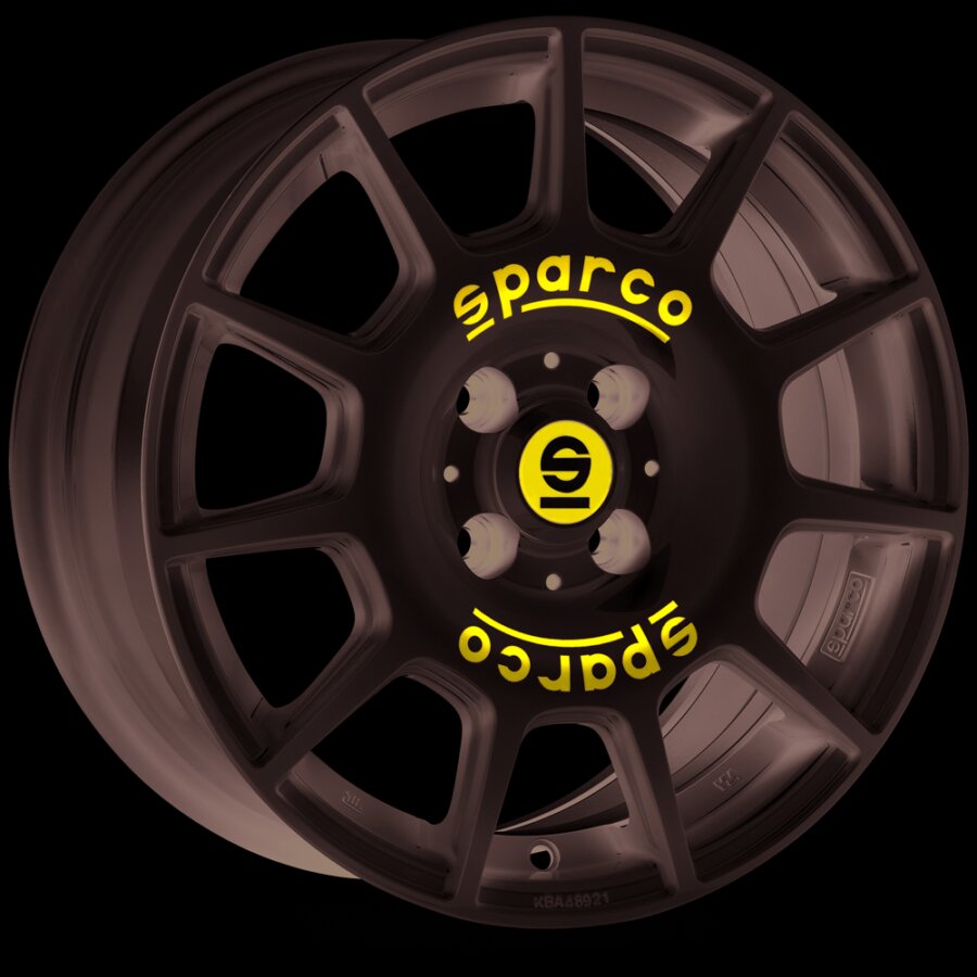 Jante Alu Sparco Terra - 16 Pouces - Blanc Lettre Bleue