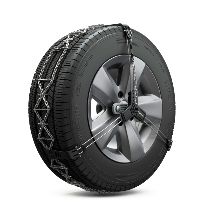 2 Chaînes À Neige Frontales Métalliques Norauto Winter Grip 200 N61
