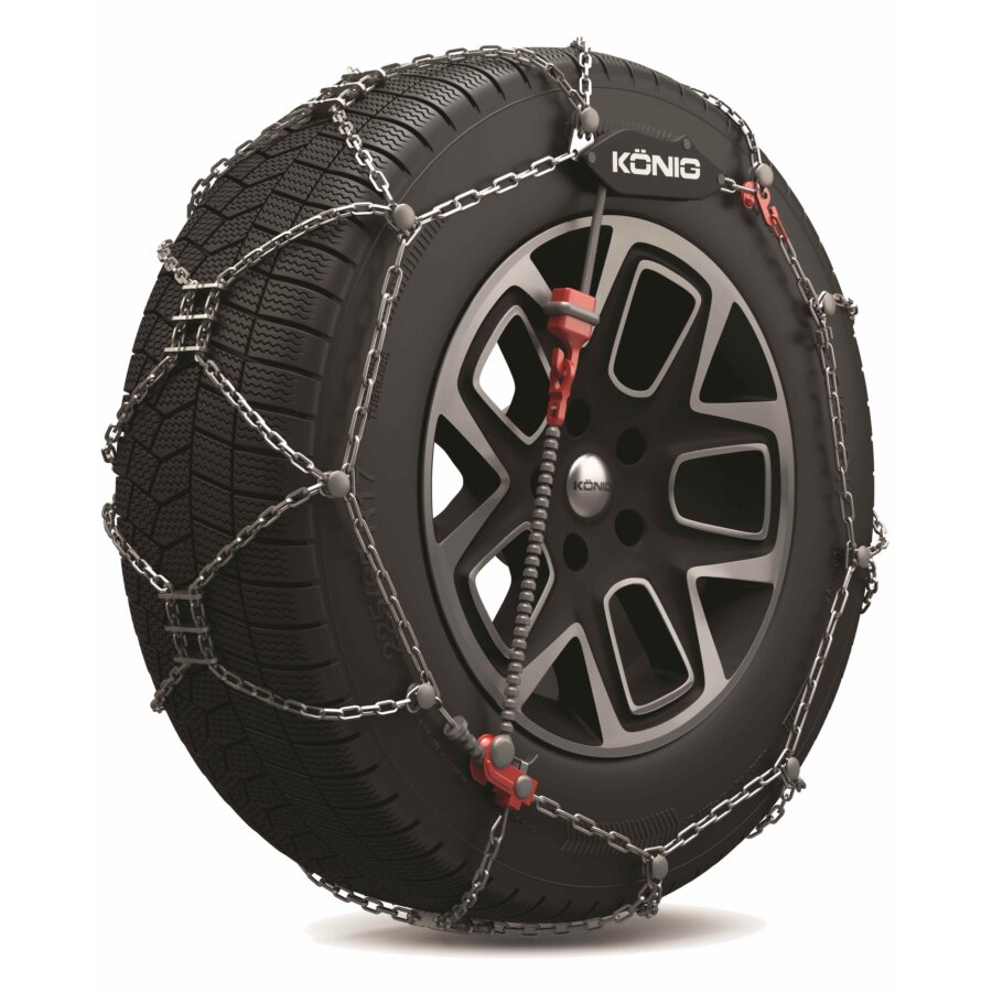 2 Chaînes Neige Métalliques Classiques Konig Xg Cross 249