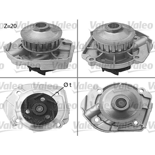Pompe À Eau Valeo 506397