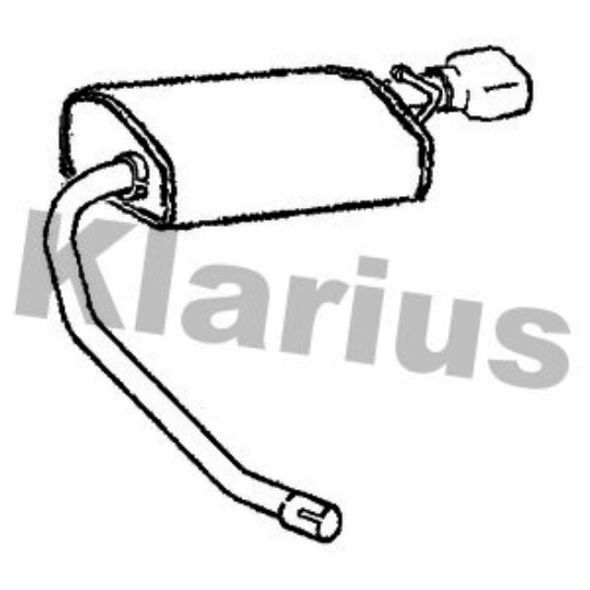 Tube D'échappement Klarius 270385