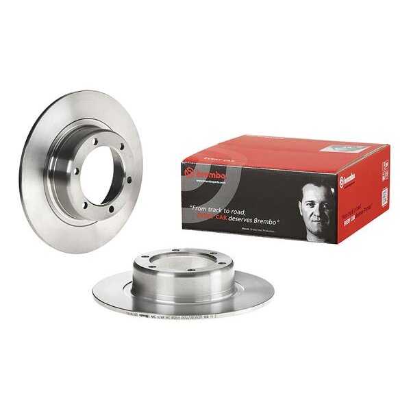 2 Disques De Frein Brembo 08.1741.10