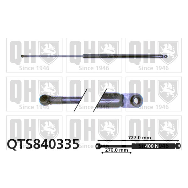 Vérin De Coffre Quinton Hazell Qts840335