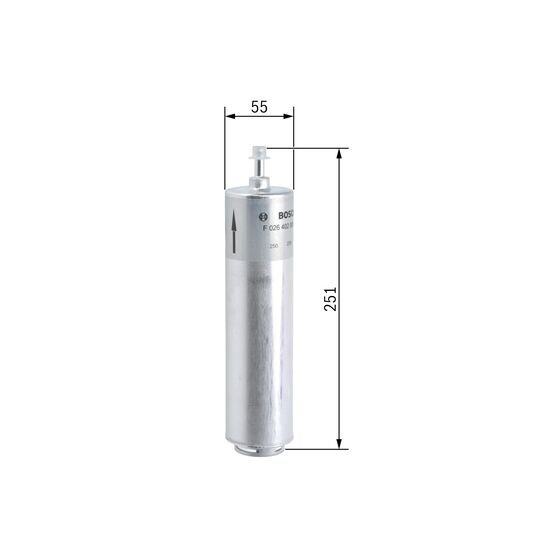 Filtre À Carburant Bosch F026402085