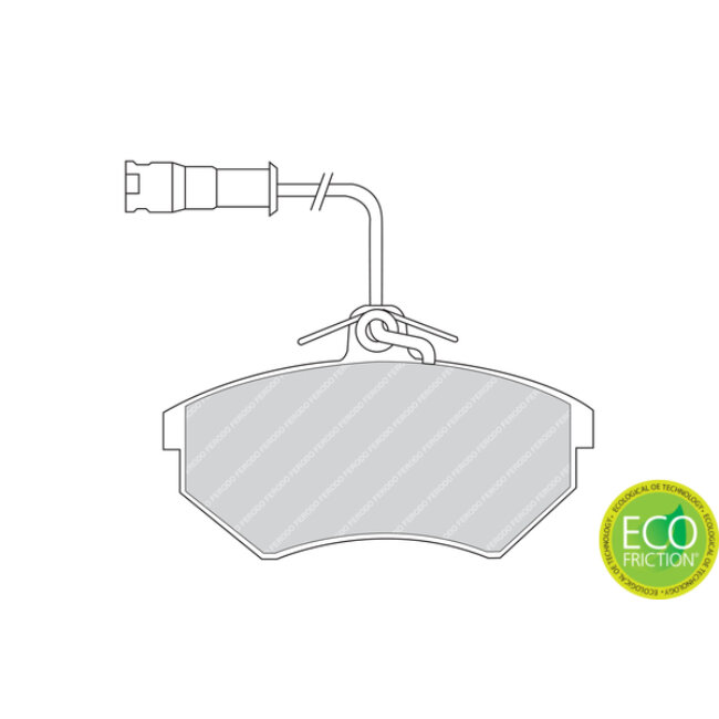 4 Plaquettes De Frein Ferodo Fdb954