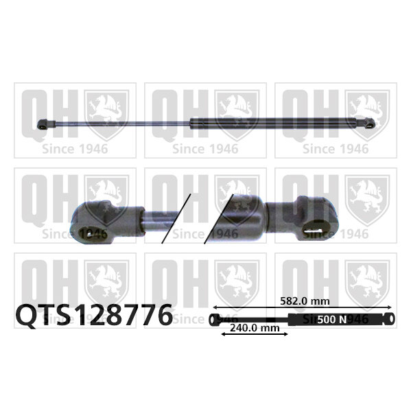 Vérin De Coffre Quinton Hazell Qts128776