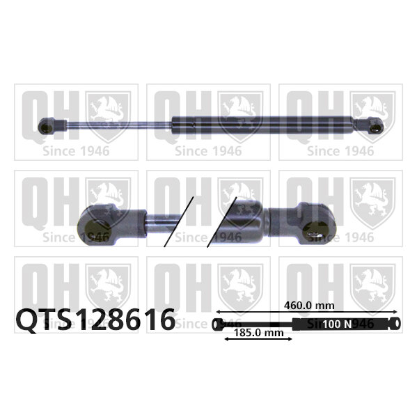 Vérin De Vitre Arrière Quinton Hazell Qts128616