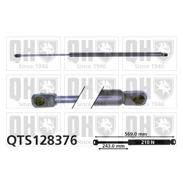 Vérin De Coffre Quinton Hazell Qts128376