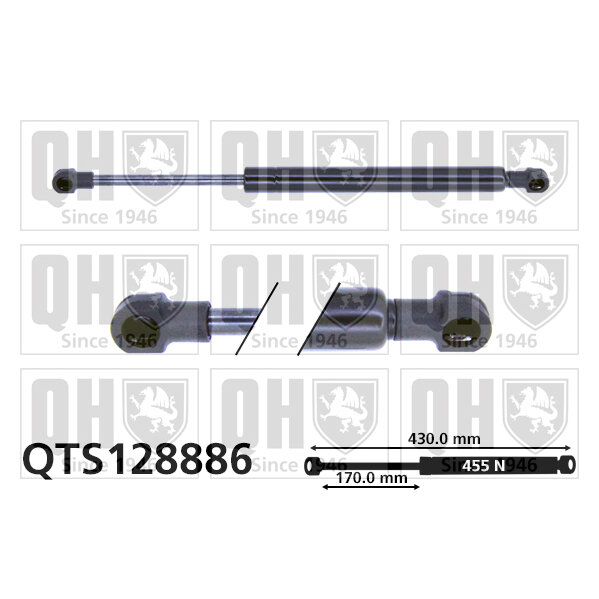 Vérin De Coffre Quinton Hazell Qts128886